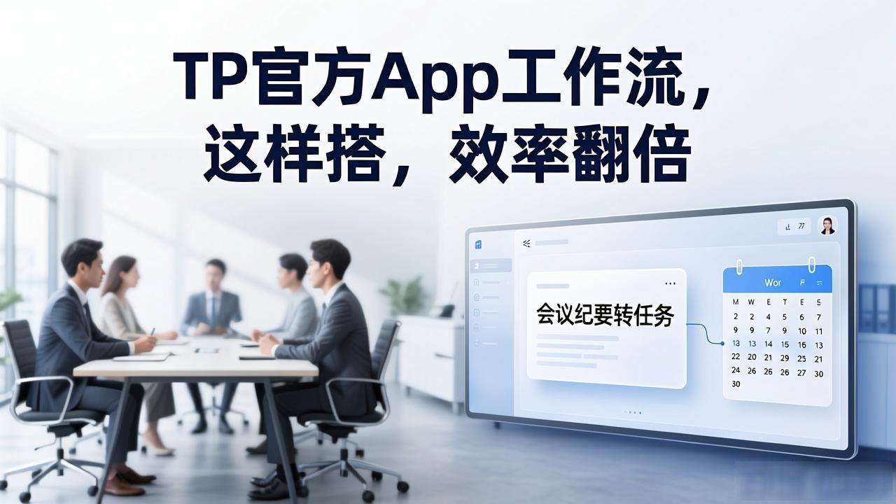 TP官方App工作流这样搭，效率翻倍