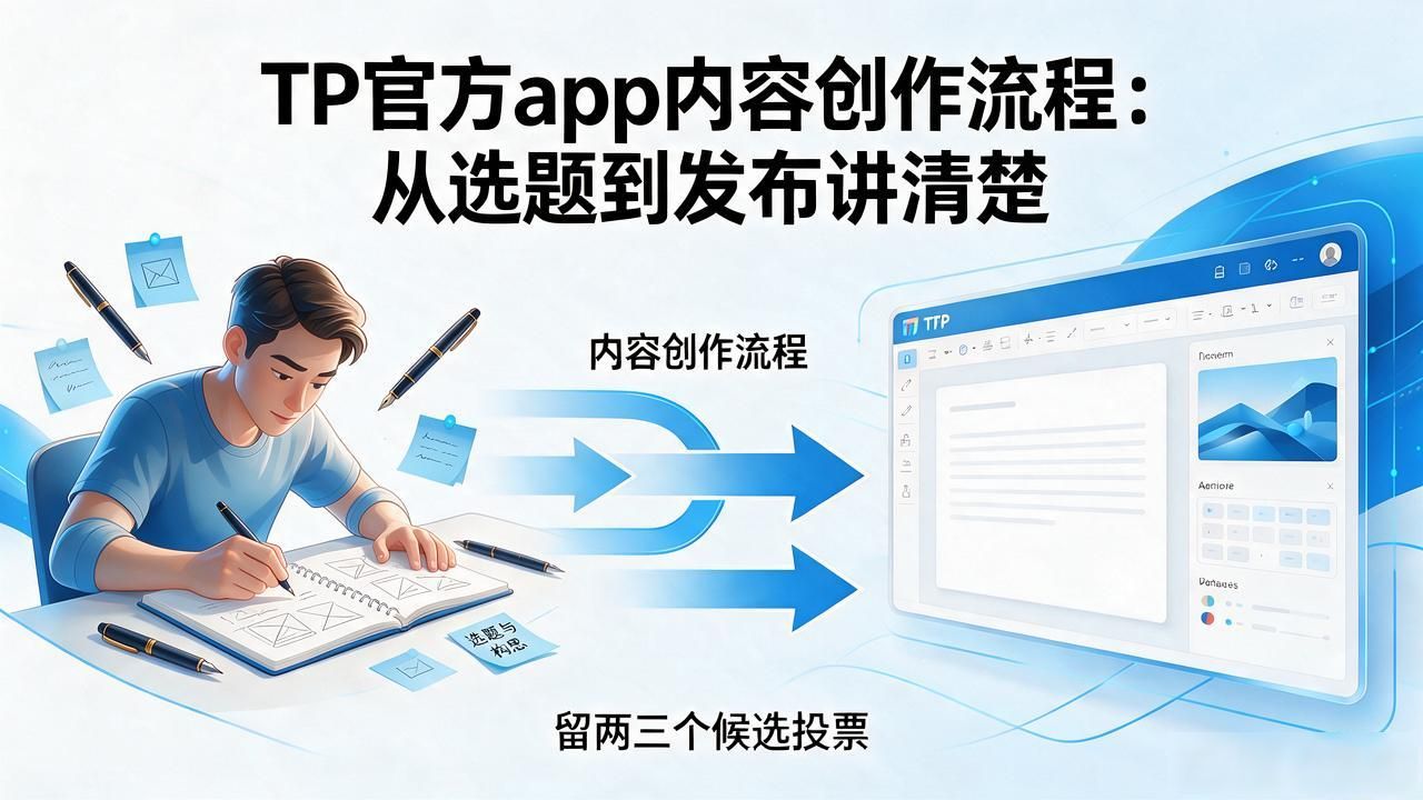 TP官方app内容创作流程：从选题到发布讲清楚