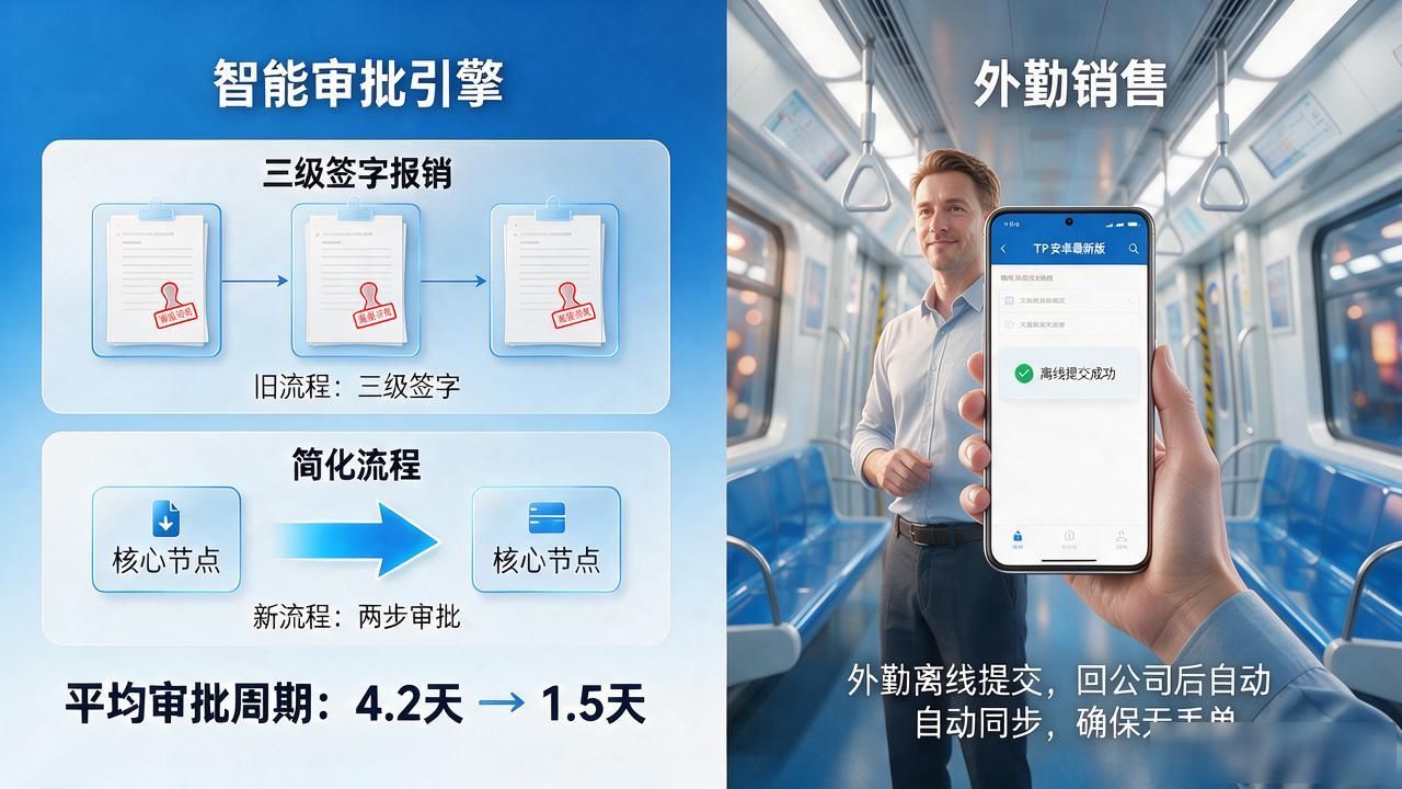 企业数字化转型安卓工具升级_智能审批引擎离线数据缓存_如何通过TP官方安卓最新版本下载提升企业竞争力?