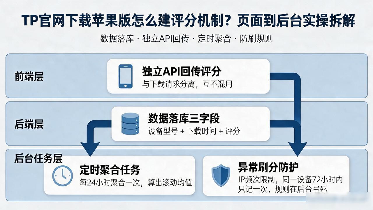 iOS下载评分模块_前端交互设计_如何在TP官网下载苹果版中建立评分机制