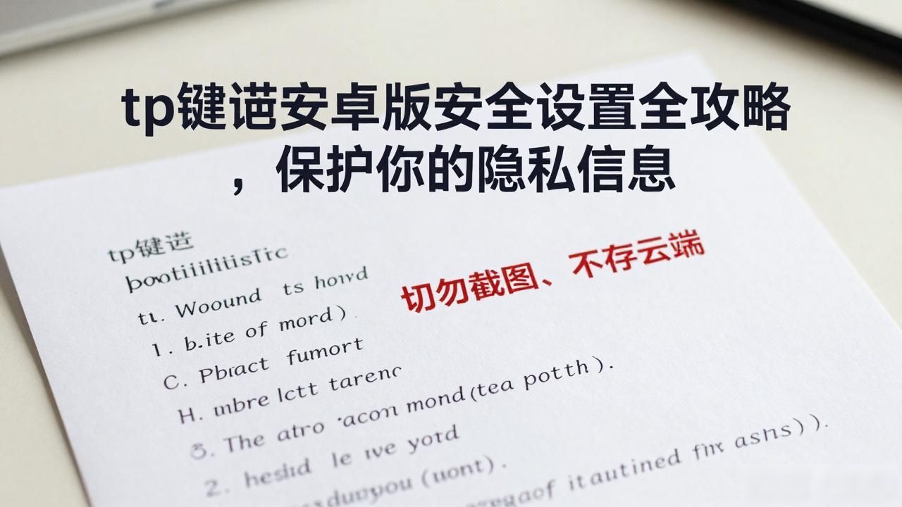 tp钱包安卓版安全设置全攻略，保护你的隐私信息