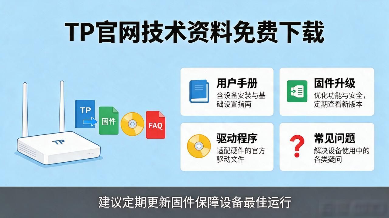 如何在TP官网免费下载技术资料