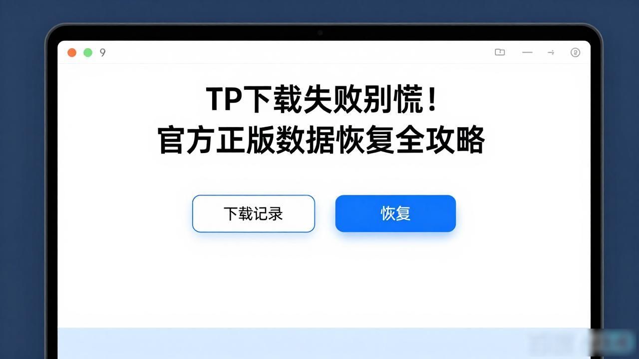 TP下载失败别慌！官方正版数据恢复全攻略
