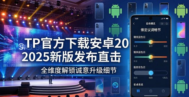 tp官方下载安卓2025新版发布直击 全维度解锁诚意升级细节