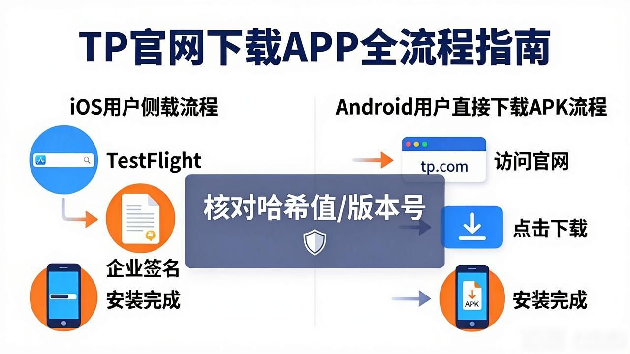 TestFlight企业签名安装教程_如何通过TP官方网站下载APP建立标准流程_下载TP官方APP