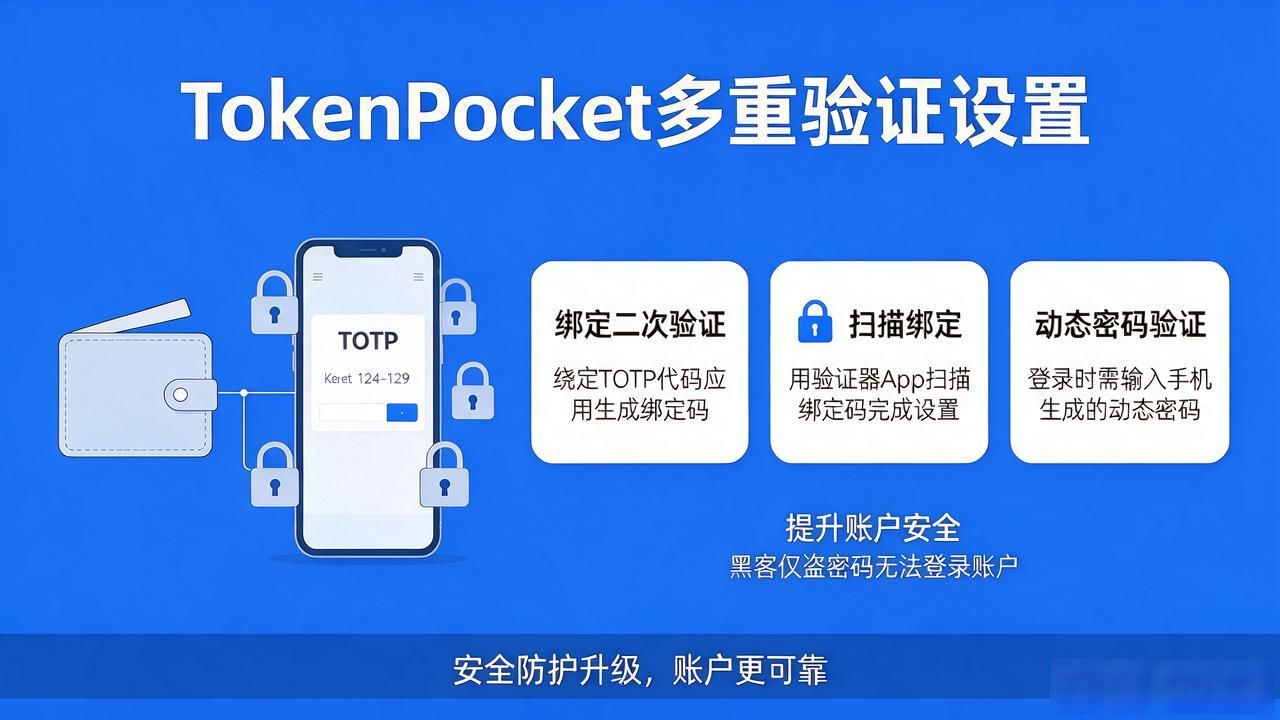 TokenPocket资产安全_下载tokenpocket钱包官网的应用后,如何进行多重身份验证?_多重身份验证设置