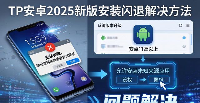 TP安卓2025新版安装卡顿闪退？这些解决方法管用