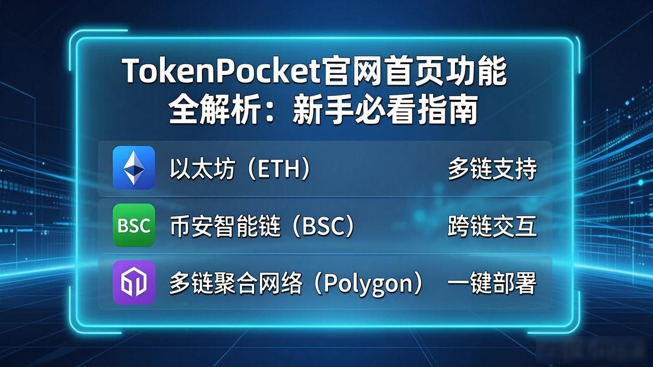 TokenPocket钱包多链支持能力_全面了解TokenPocket钱包官网首页的各项功能_TokenPocket钱包官网首页