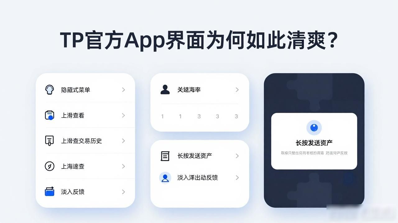 TP官方app的界面简约设计_低饱和度冷色系视觉设计_极致简洁用户体验