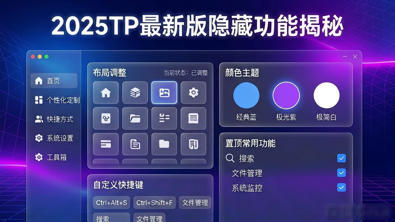 5. 更新必看!2025tp官网最新版本的隐藏秘籍_TP官网2025新版功能挖掘_个性化定制模块全面开放