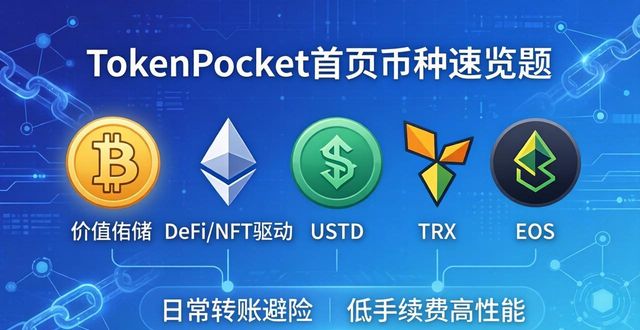 TokenPocket首页币种速览：主流数字货币怎么选